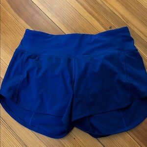 Lululemon Speed Up High-Rise Lined Short 4” Blue